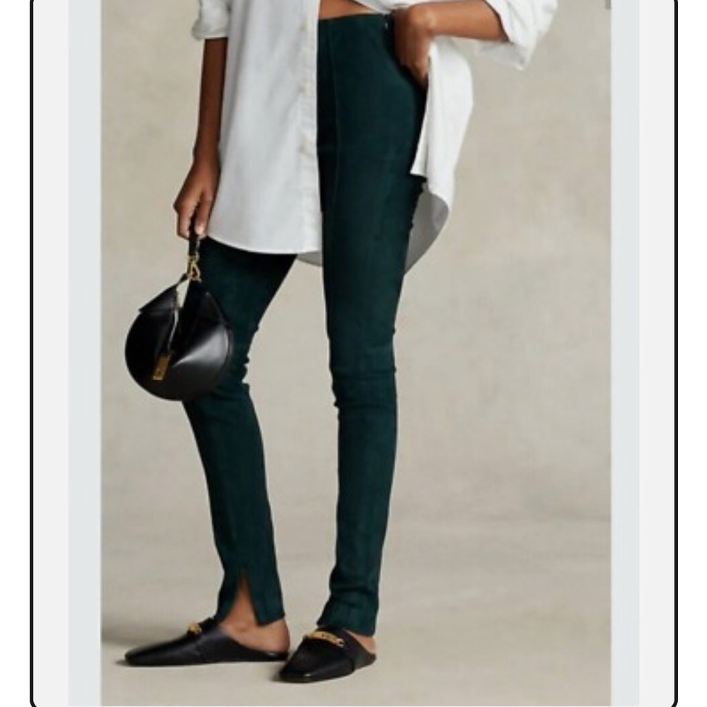 Ralph Lauren Deep Green Skinny Pants
